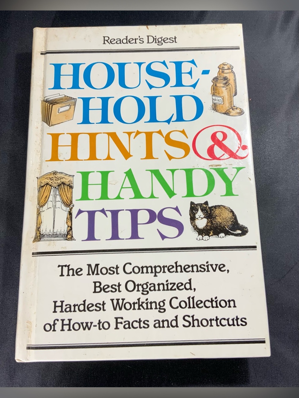 Reader’s Digest Household Hints & Handy Tips Hardcover Vintage Home How-To Book
